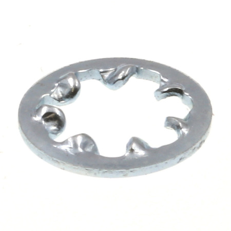 PRIME-LINE Internal Tooth Lock Washer, For Screw Size #6 Steel, Zinc Plated Finish, 50 PK 9082628